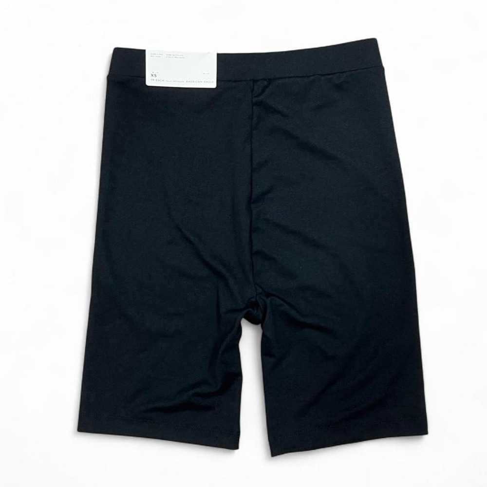 American Eagle Super‎ High Rise Bike Shorts Women's XS NWT Activewear Preppy - Picture 4 of 4
